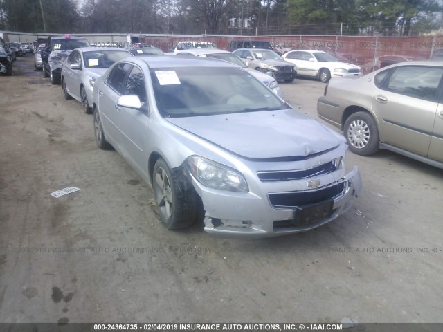 1G1ZC5E09CF286431 - 2012 CHEVROLET MALIBU 1LT SILVER photo 1