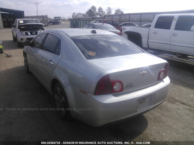 1G1ZC5E09CF286431 - 2012 CHEVROLET MALIBU 1LT SILVER photo 3
