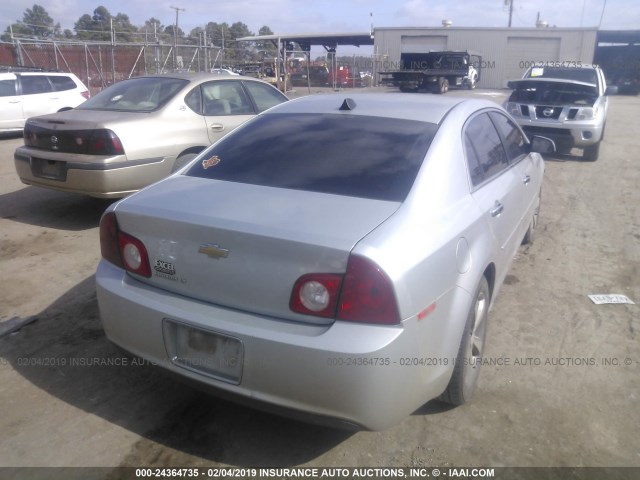 1G1ZC5E09CF286431 - 2012 CHEVROLET MALIBU 1LT SILVER photo 4