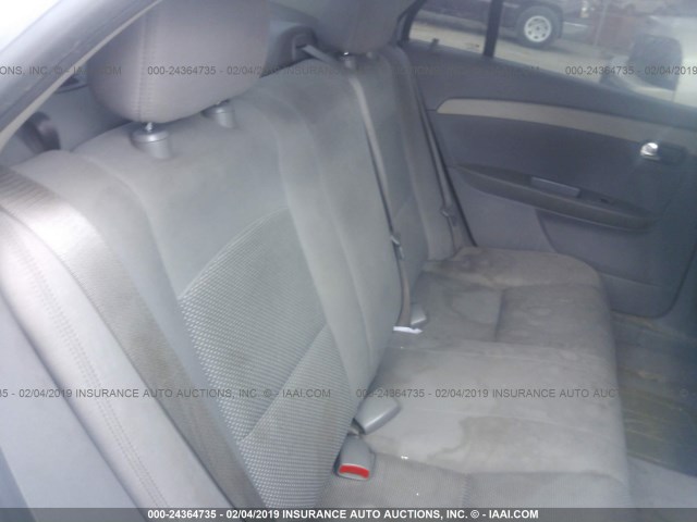1G1ZC5E09CF286431 - 2012 CHEVROLET MALIBU 1LT SILVER photo 8
