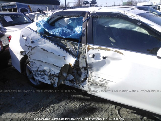 4T1BF1FK7EU430190 - 2014 TOYOTA CAMRY L/SE/LE/XLE WHITE photo 6
