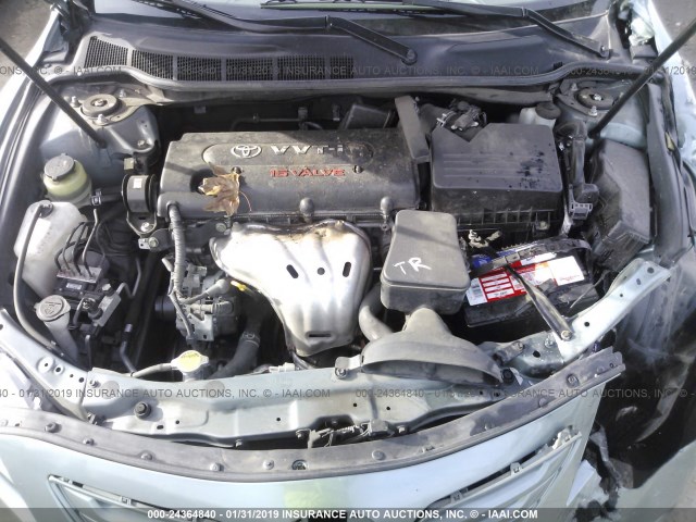 4T1BE46K67U626676 - 2007 TOYOTA CAMRY NEW GENERAT CE/LE/XLE/SE TEAL photo 10