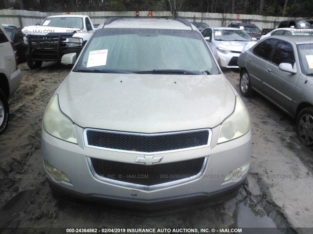 1GNER23D79S174954 - 2009 CHEVROLET TRAVERSE LT GOLD photo 6