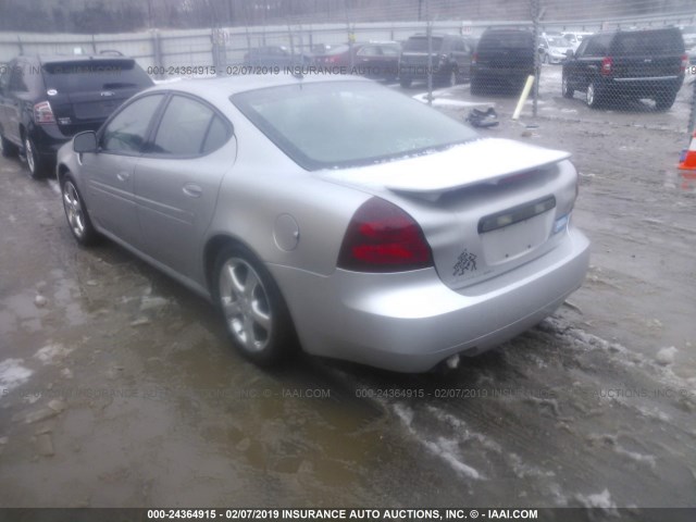 2G2WC55C571183206 - 2007 PONTIAC GRAND PRIX GXP SILVER photo 3