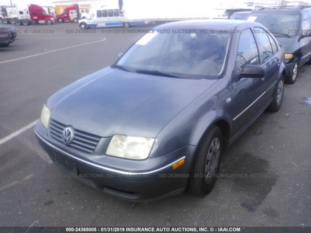 3VWRA69M95M078078 - 2005 VOLKSWAGEN JETTA GL GRAY photo 2