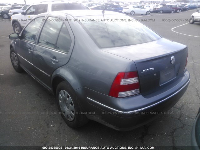 3VWRA69M95M078078 - 2005 VOLKSWAGEN JETTA GL GRAY photo 3