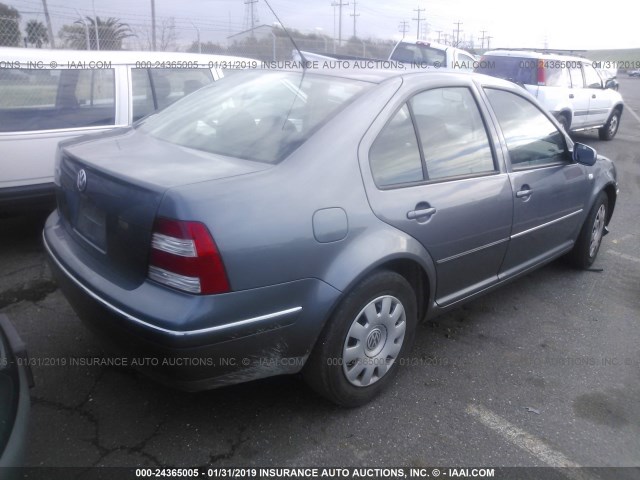 3VWRA69M95M078078 - 2005 VOLKSWAGEN JETTA GL GRAY photo 4