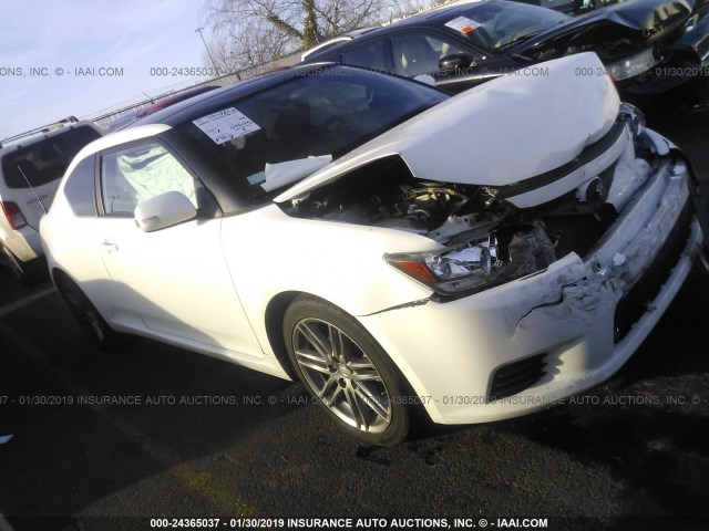 JTKJF5C73D3058514 - 2013 TOYOTA SCION TC WHITE photo 1