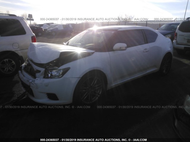 JTKJF5C73D3058514 - 2013 TOYOTA SCION TC WHITE photo 2