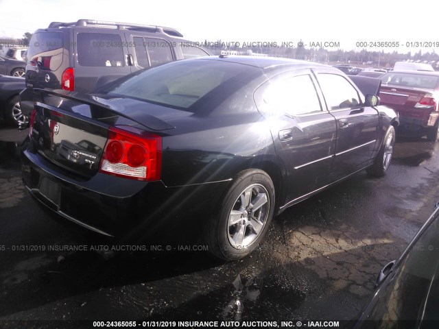 2B3LA33V49H628687 - 2009 DODGE CHARGER SXT BLACK photo 4