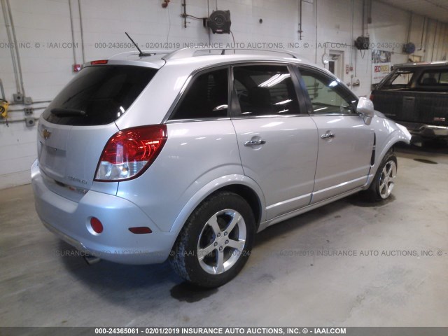 3GNFL4E59CS642296 - 2012 CHEVROLET CAPTIVA SPORT/LTZ SILVER photo 4