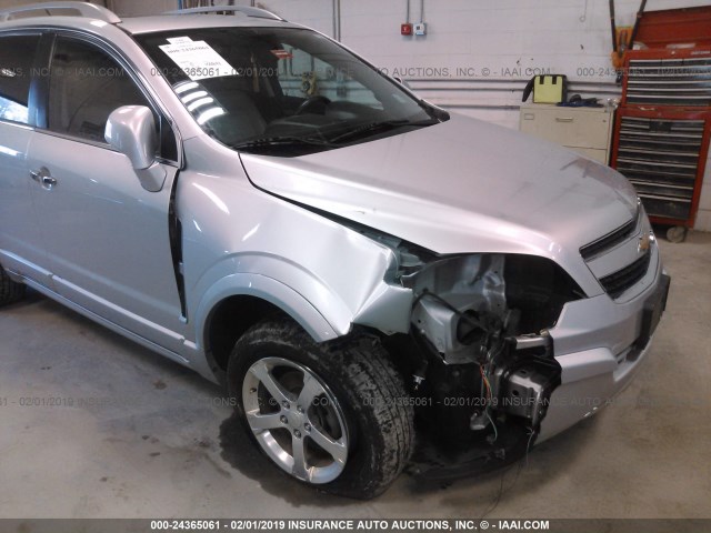 3GNFL4E59CS642296 - 2012 CHEVROLET CAPTIVA SPORT/LTZ SILVER photo 6