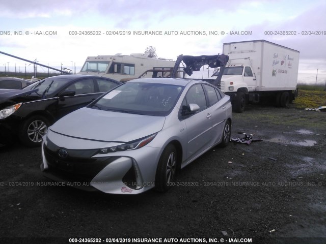 JTDKARFP7H3054517 - 2017 TOYOTA PRIUS PRIME  银色 照片 2