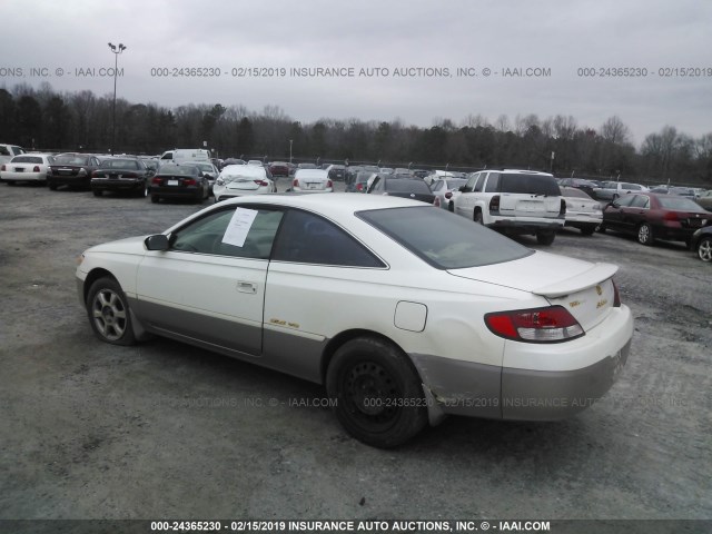 2T1CF22P71C435803 - 2001 TOYOTA CAMRY SOLARA SE/SLE WHITE photo 3