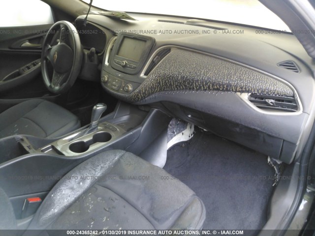 1G1ZB5ST2HF111446 - 2017 CHEVROLET MALIBU LS BLACK photo 5