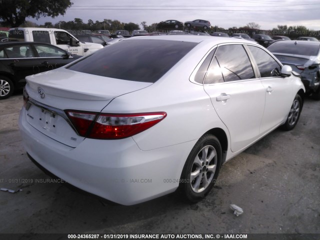 4T1BF1FK4GU167420 - 2016 TOYOTA CAMRY LE/XLE/SE/XSE 白色 照片 4