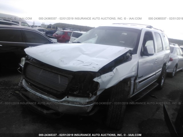 1GKEK13T41J273146 - 2001 GMC YUKON WHITE photo 2