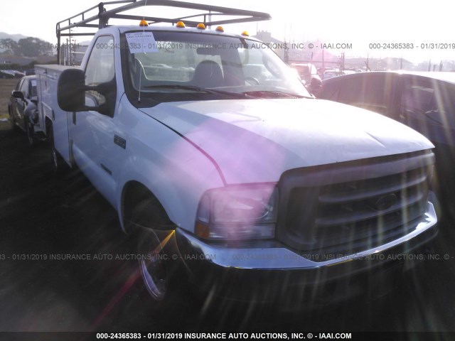 1FDSF34PX4EC43139 - 2004 FORD F350 SRW SUPER DUTY WHITE photo 1