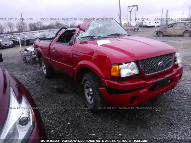 1FTYR10U83TA38094 - 2003 FORD RANGER RED photo 1