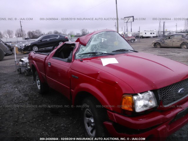 1FTYR10U83TA38094 - 2003 FORD RANGER RED photo 6