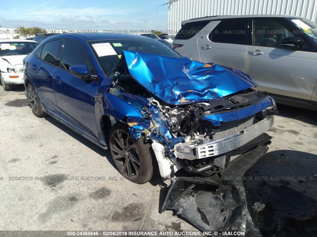 SHHFK7H44JU230002 - 2018 HONDA CIVIC SPORT 蓝色 照片 1