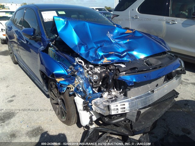 SHHFK7H44JU230002 - 2018 HONDA CIVIC SPORT 蓝色 照片 6