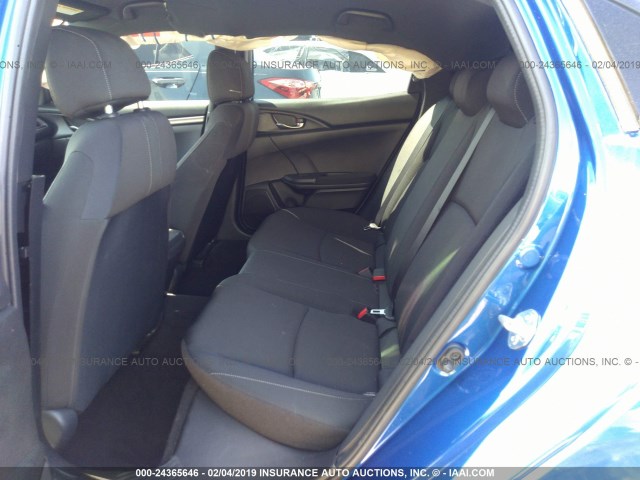 SHHFK7H44JU230002 - 2018 HONDA CIVIC SPORT 蓝色 照片 8