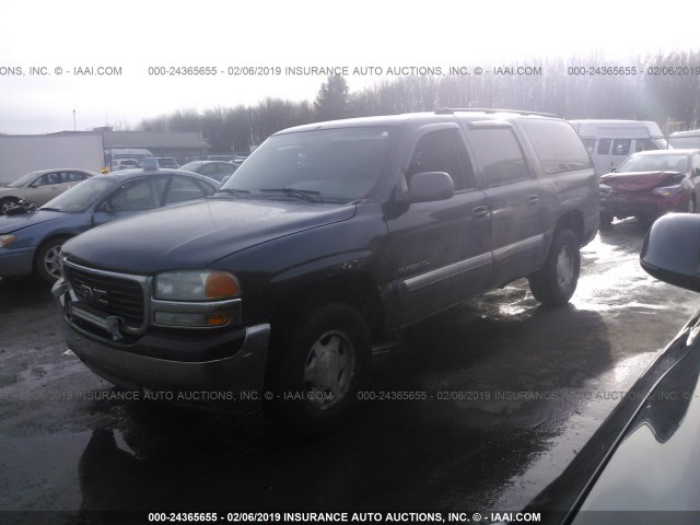 1GKFK16T34J112212 - 2004 GMC YUKON XL K1500 BLUE photo 2