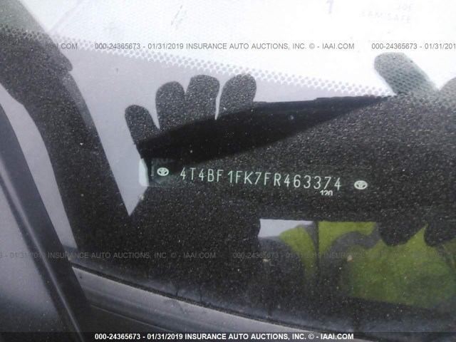 4T4BF1FK7FR463374 - 2015 TOYOTA CAMRY LE/XLE/SE/XSE BLACK photo 9