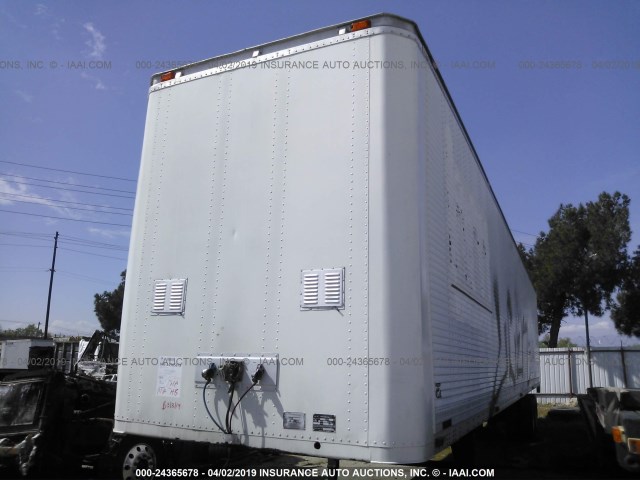 1PT011AH2N9001760 - 1992 TRAILMOBILE VAN  WHITE photo 2