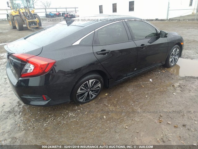 JHMFC1F78JX002792 - 2018 HONDA CIVIC EXL BLACK photo 4