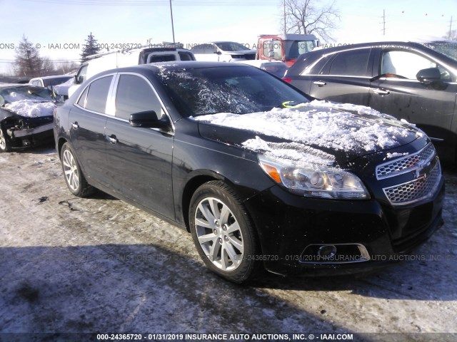 1G11H5SA2DU132698 - 2013 CHEVROLET MALIBU LTZ BLACK photo 1