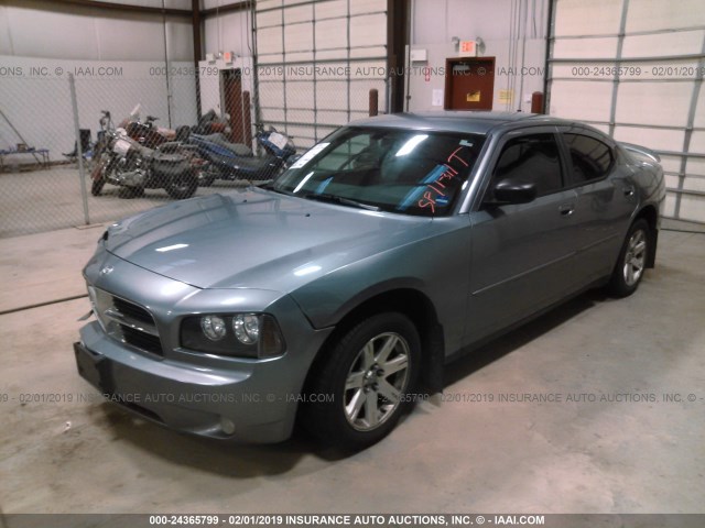 2B3KA43G17H834906 - 2007 DODGE CHARGER SE/SXT GRAY photo 2