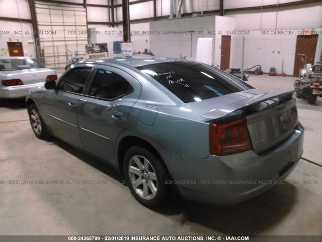 2B3KA43G17H834906 - 2007 DODGE CHARGER SE/SXT GRAY photo 3