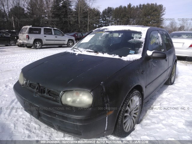 9BWDH61J244011073 - 2004 VOLKSWAGEN GTI VR6 GRAY photo 2