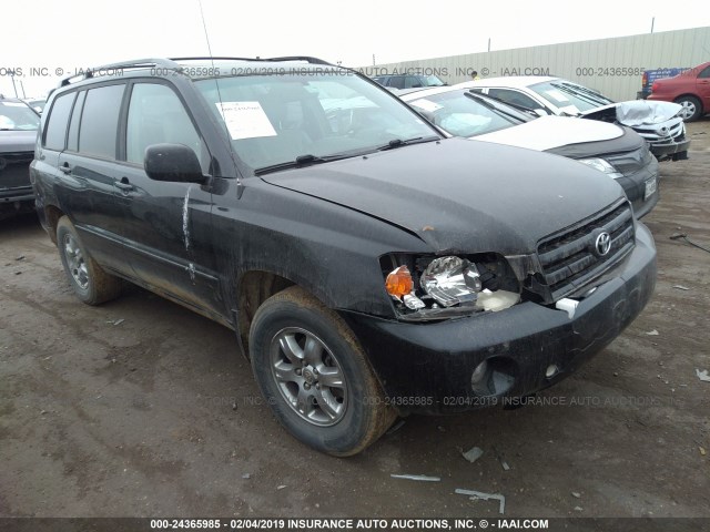 JTEGP21A870128067 - 2007 TOYOTA HIGHLANDER SPORT BLACK photo 1