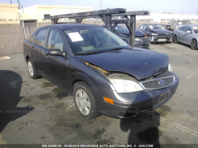 1FAFP34N57W362674 - 2007 FORD FOCUS ZX4/S/SE/SES GRAY photo 1