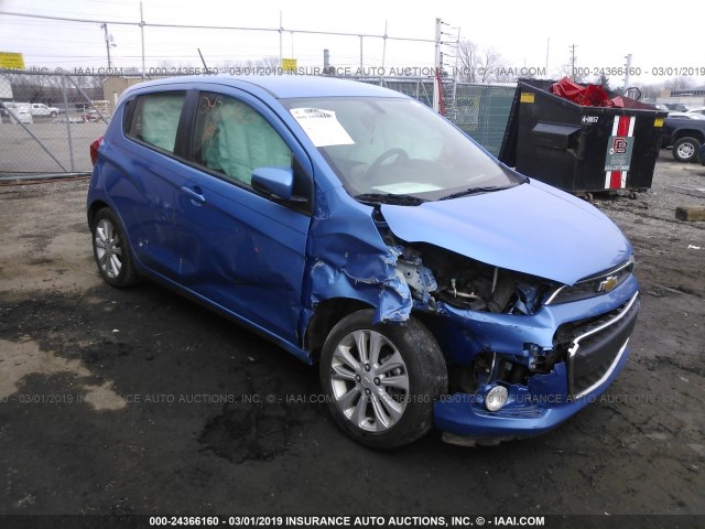 KL8CD6SAXGC610791 - 2016 CHEVROLET SPARK 1LT BLUE photo 6