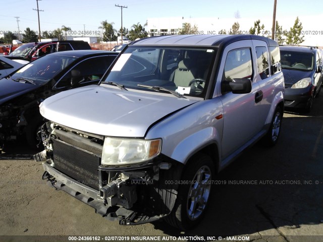 5J6YH18789L002975 - 2009 HONDA ELEMENT EX SILVER photo 2