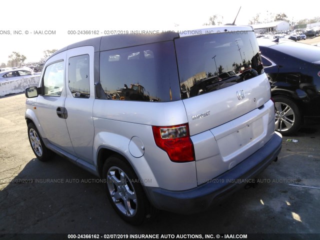 5J6YH18789L002975 - 2009 HONDA ELEMENT EX SILVER photo 3