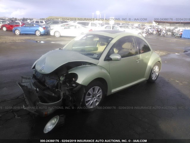 3VWRG31CX8M504588 - 2008 VOLKSWAGEN NEW BEETLE S/SE GREEN photo 2