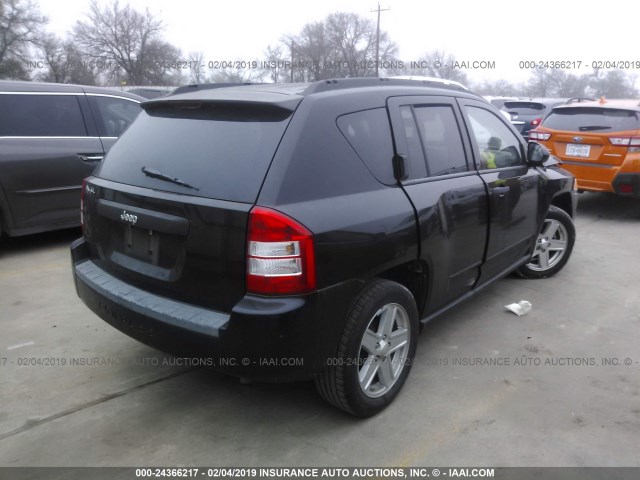 1J4FT47B59D140450 - 2009 JEEP COMPASS SPORT BLACK photo 4