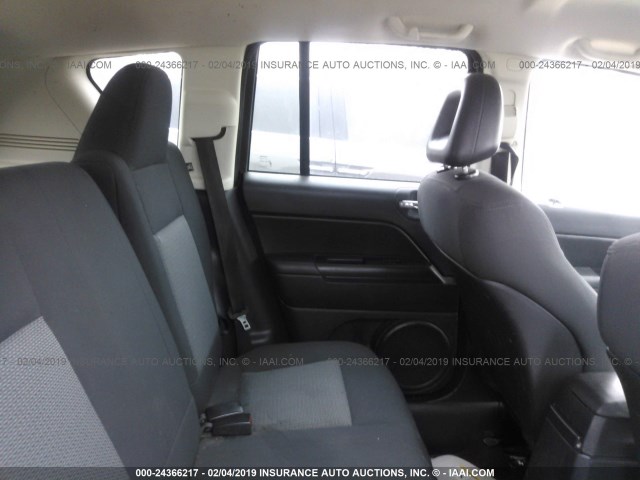 1J4FT47B59D140450 - 2009 JEEP COMPASS SPORT BLACK photo 8