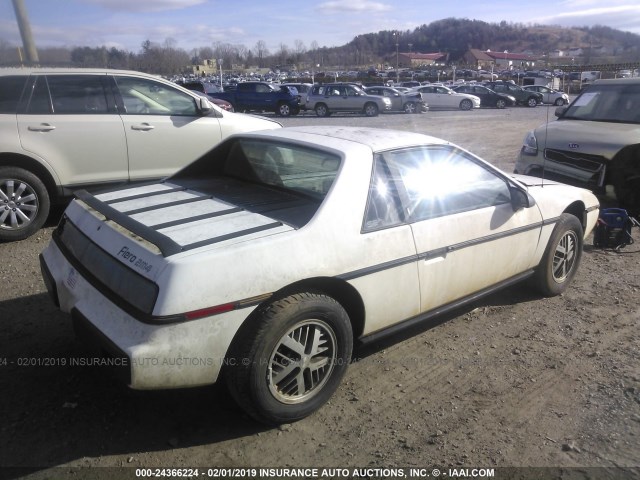 1G2AF37R4EP203310 - 1984 PONTIAC FIERO SE WHITE photo 4