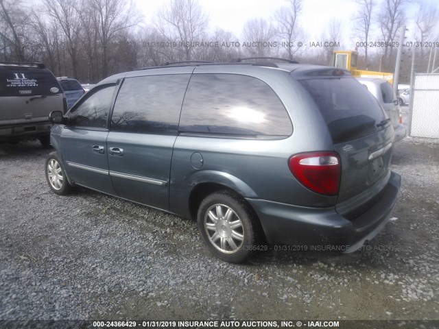 2A4GP54L06R795717 - 2006 CHRYSLER TOWN & COUNTRY TOURING BLUE photo 3