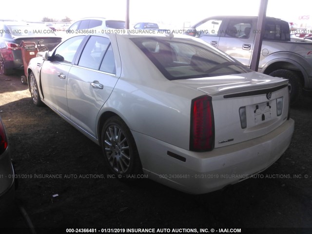 1G6DK67V790151403 - 2009 CADILLAC STS WHITE photo 3