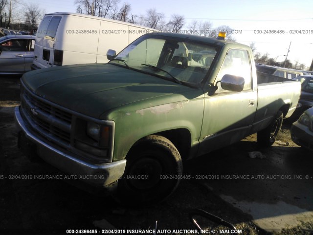 1GCFC24K1RE282013 - 1994 CHEVROLET GMT-400 C2500 GREEN photo 2