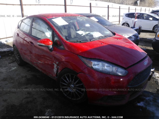 3FADP4GX3FM221014 - 2015 FORD FIESTA ST RED photo 1