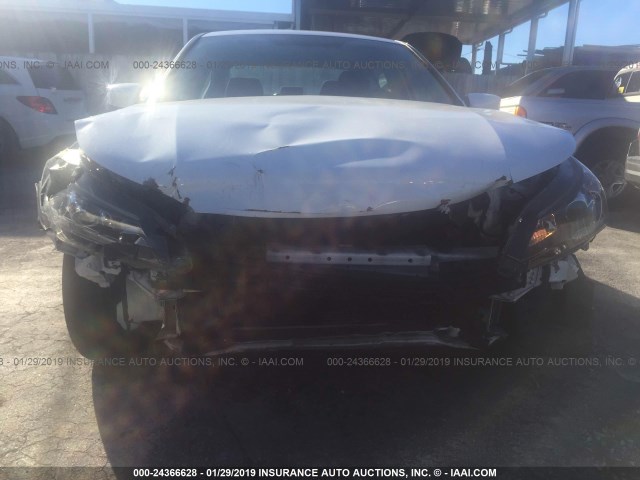 1HGCR2F54FA264649 - 2015 HONDA ACCORD WHITE photo 6