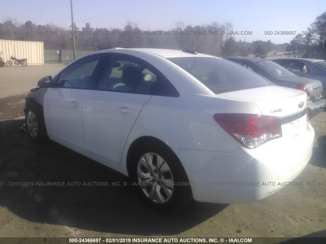 1G1PC5SH6G7111412 - 2016 CHEVROLET CRUZE LIMITED LS WHITE photo 3